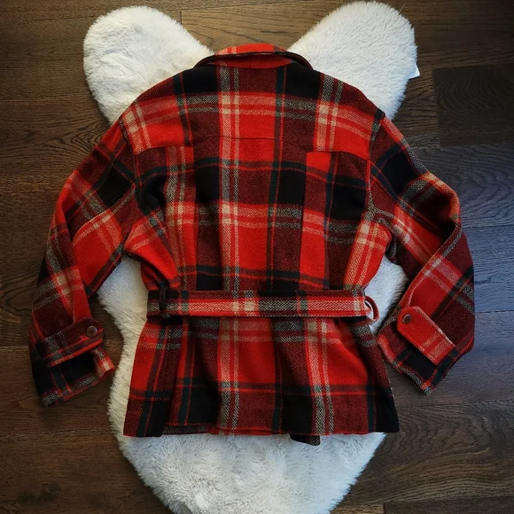 Vintage Ralph Lauren Country Check Plaid Chore Wool Jacket - Picture 12 of 12